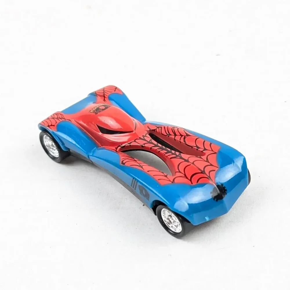 2004 Maisto Marvel Spider-Man Blue Red Die-Cast Toy Car Loose